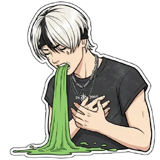 Телеграм стикер 🤮 Lida_stiker