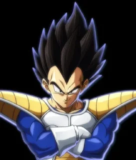 Telegram sticker 😏 Вегетта :: @fStikBot