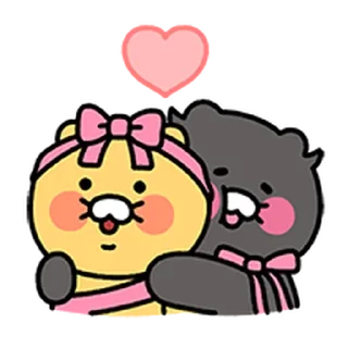 Video sticker ⭐ 춘식이와 누구냥 @manbull_sticker_bot