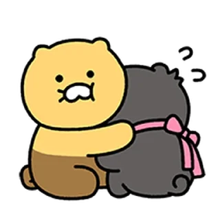 Telegram stiker ⭐ 춘식이와 누구냥 @manbull_sticker_bot