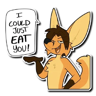 Telegram sticker 😏 Kyto