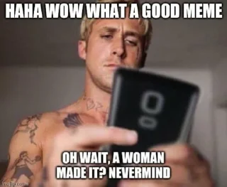 Video sticker 😕 I hate woman