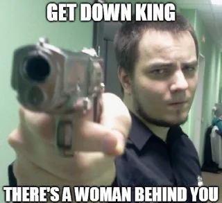 Telegram sticker 🔫 I hate woman