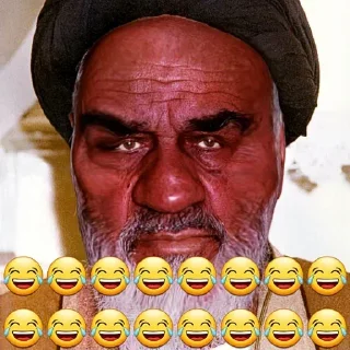 Телеграм стикер 🤣 ملات سفت بدمز حرکت !