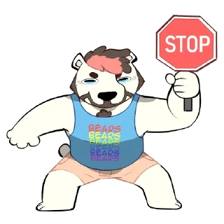 Telegram sticker 🛑 BarleyTheBurr