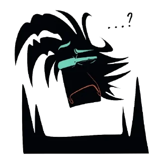 Telegram sticker 😑 Heldegor | God of suffering (JaneFISH)