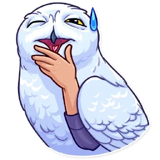 Telegram sticker 😅 Birds With Arms)