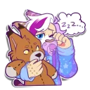 Telegram stiker 😴 AllanTheLilLynx Sticker