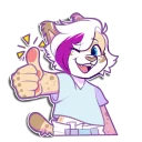 Telegram stiker 👍 AllanTheLilLynx Sticker