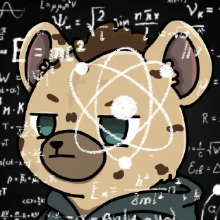 Телеграм стикер 🧮 HyENA