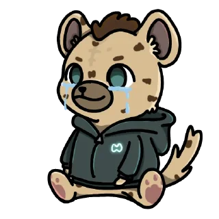 Телеграм стикер 🥲 HyENA