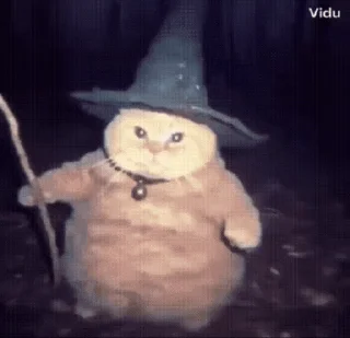 Video sticker 🥰 Wizard Cat ETH