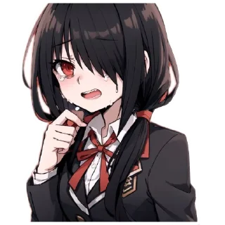 Telegram sticker 😭 Tokisaki Kurumi<3