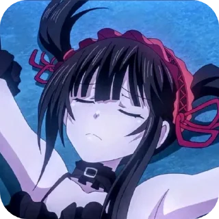 Telegram sticker 🙃 Tokisaki Kurumi<3