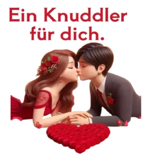 Telegram sticker 😁 Hab dich lieb❤️❤️