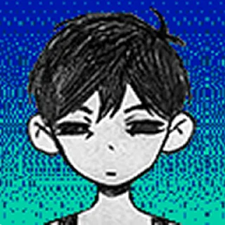 Telegram sticker 😞 omori by @bobrumer_3