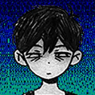 Telegram sticker 😔 omori by @bobrumer_3