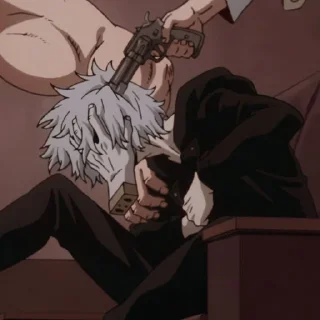 Sticker 🔫 shigaraki tomura