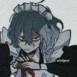 Telegram sticker 😮‍💨 shigaraki tomura