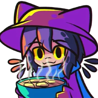 Telegram sticker 🍜 Ravenyan @Nyangelion