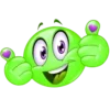 Sticker 👍 green ➜ @emoji1