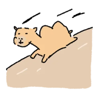 Telegram sticker ⭐ 느릿한 친구들 @moe_sticker_bot