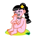 Sticker 😂 Hi, Eva