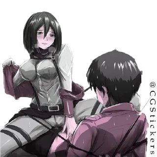 Telegram sticker 🔞 AOT [18+] - @HentaiNekofied