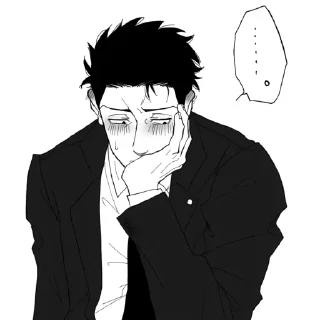 Telegram sticker ⚫️ Hiromi Higuruma | @Toji_sama