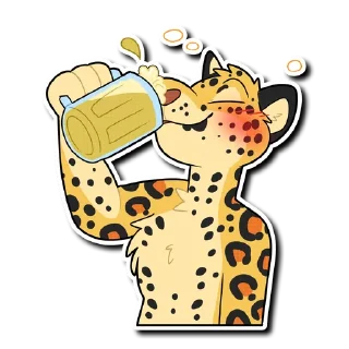 Video sticker 🍺 Leopard