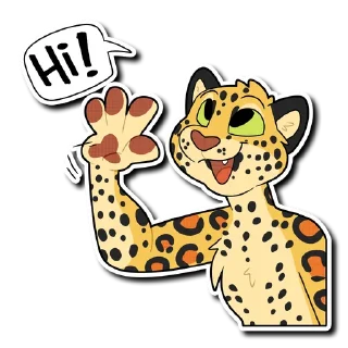 Telegram stiker 👋 Leopard