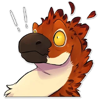 Telegram sticker ‼️ Xane Feather