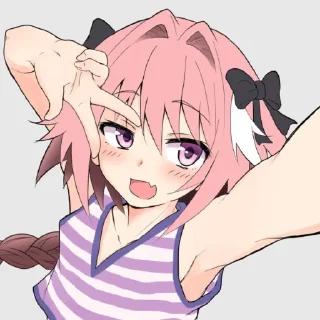 Telegram stiker ✌️ заенька Астольфо