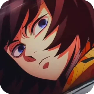 Телеграм стикер 🤗 @painted_photos demon slayer