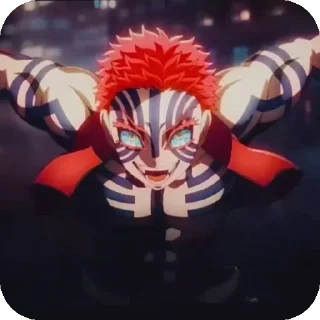 Телеграм стикер 😎 @painted_photos demon slayer