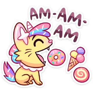 Telegram sticker 😼 Новый Кэнди Кэт • @TgSticker
