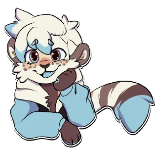 Video sticker ☺️ Sifl the Ferret