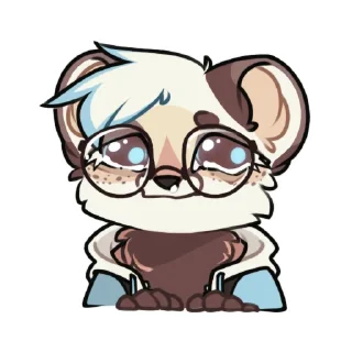 Telegram sticker 🥺 Sifl the Ferret