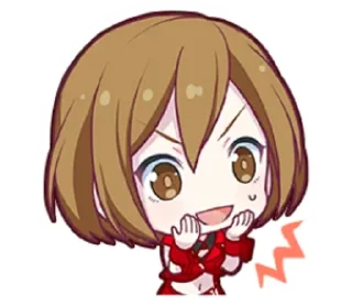 Telegram sticker 🌟 Чиби Мейко для Кейки - Кей :: @fStikBot