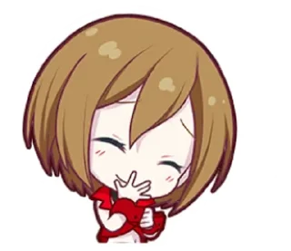 Telegram sticker 🌟 Чиби Мейко для Кейки - Кей :: @fStikBot