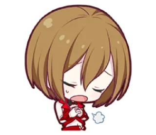 Telegram sticker 🌟 Чиби Мейко для Кейки - Кей :: @fStikBot