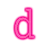 Sticker 💓 ✩Pink Neon & Sparkles✩ ~ #font@softemojis