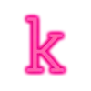 Sticker 💓 ✩Pink Neon & Sparkles✩ ~ #font@softemojis