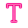 Sticker 💓 ✩Pink Neon & Sparkles✩ ~ #font@softemojis