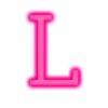 Sticker 💓 ✩Pink Neon & Sparkles✩ ~ #font@softemojis