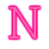 Sticker 💓 ✩Pink Neon & Sparkles✩ ~ #font@softemojis