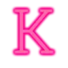 Sticker 💓 ✩Pink Neon & Sparkles✩ ~ #font@softemojis