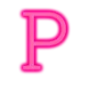 Sticker 💓 ✩Pink Neon & Sparkles✩ ~ #font@softemojis