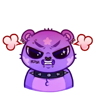 Telegram sticker 😡 Плюши @ckladstikerov7 @plush_smr