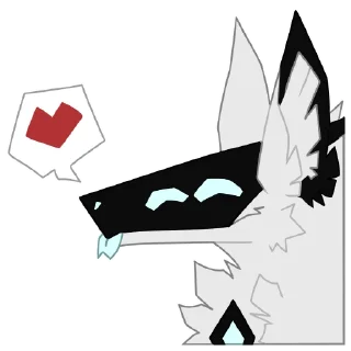 Telegram sticker ❤️ cloudmantledbeast